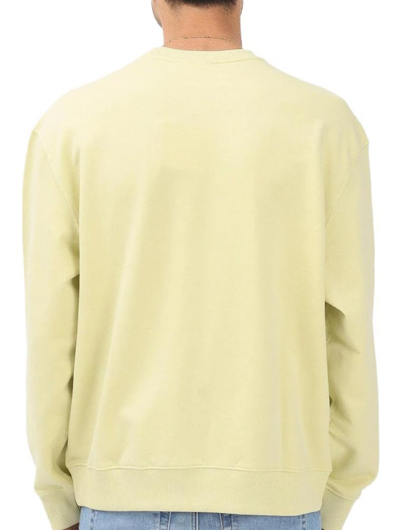 Sweat Homme Calvin Klein Jeans Jaune - Kiabi