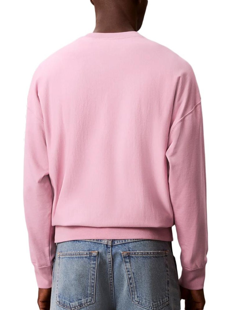 Sweat Homme Calvin Klein Jeans Premium Violet - Kiabi