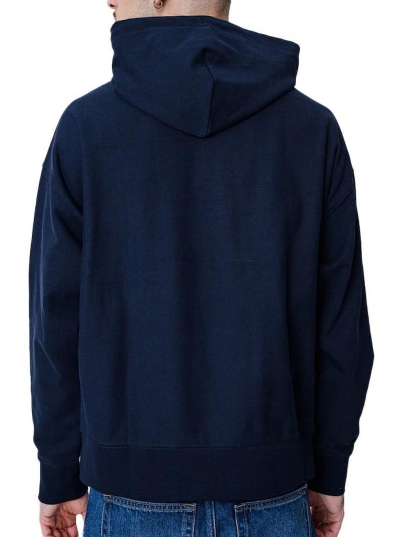 Sweat  Homme Calvin Klein Jeans Premiums Bleu marine - Kiabi