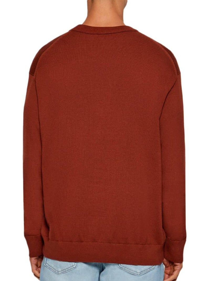 Sweat Homme Calvin Klein Jeans Rouge - Kiabi