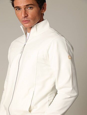 Sweat homme coupe classique avec col montant zippé 'Deeluxe'