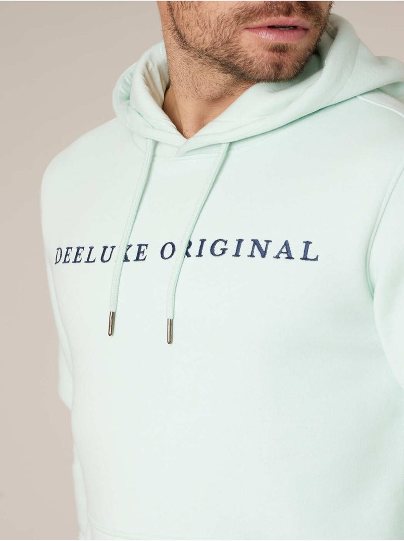 Sweat homme en coton 'Deeluxe' Bleu lagon - Kiabi