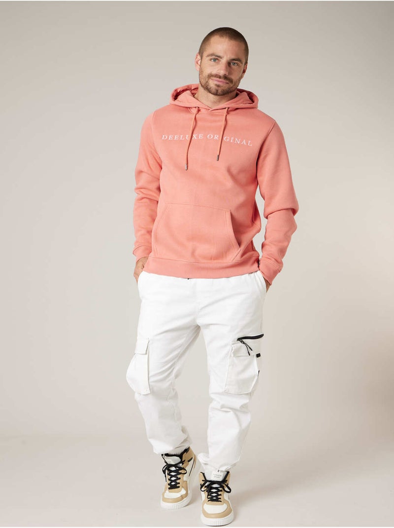 Sweat homme en coton 'Deeluxe' Orange mandarine - Kiabi
