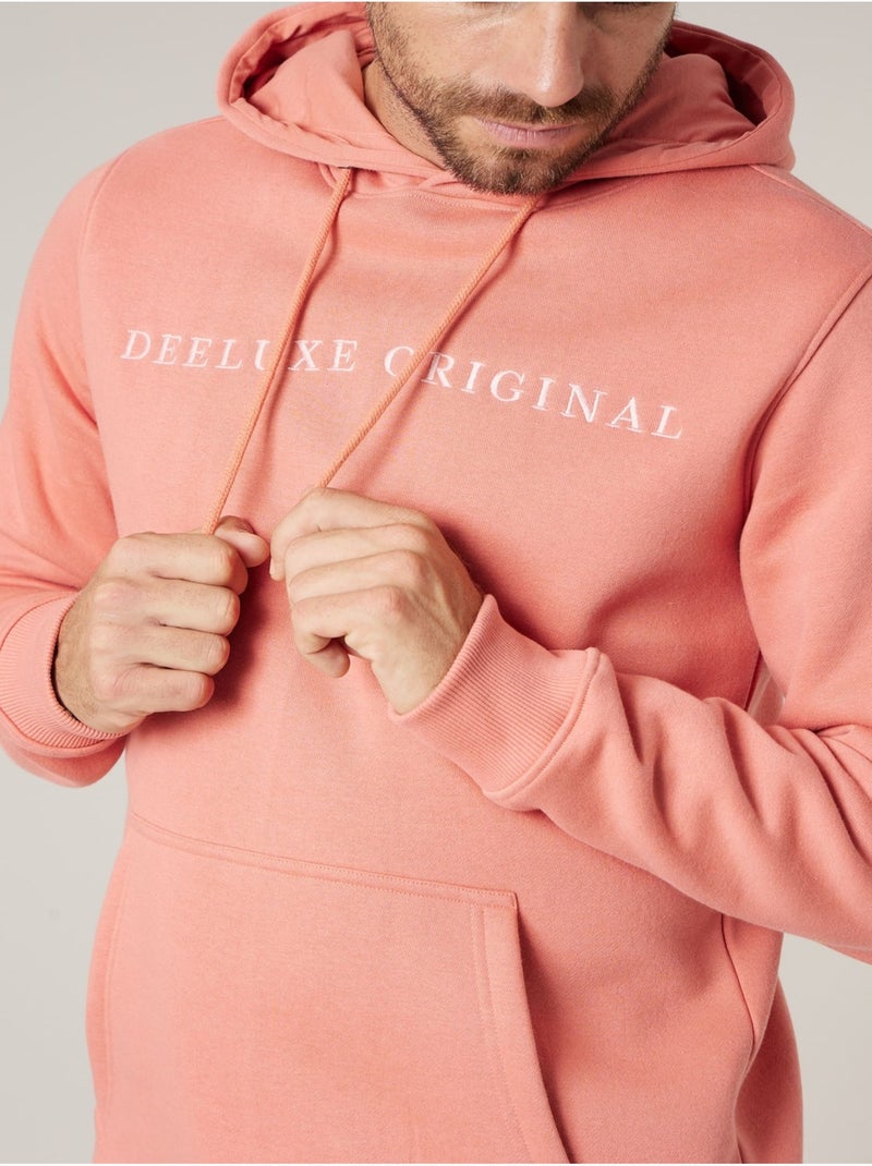 Sweat homme en coton 'Deeluxe' Orange mandarine - Kiabi
