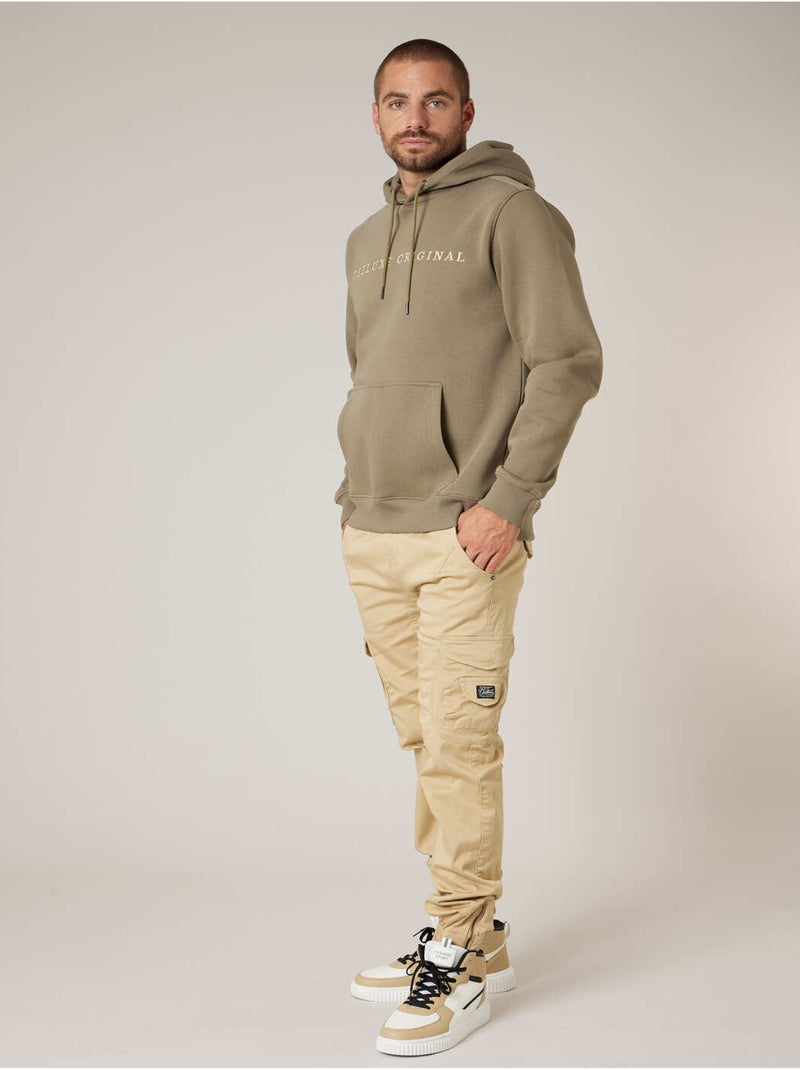 Sweat homme en coton 'Deeluxe' Vert kaki clair - Kiabi