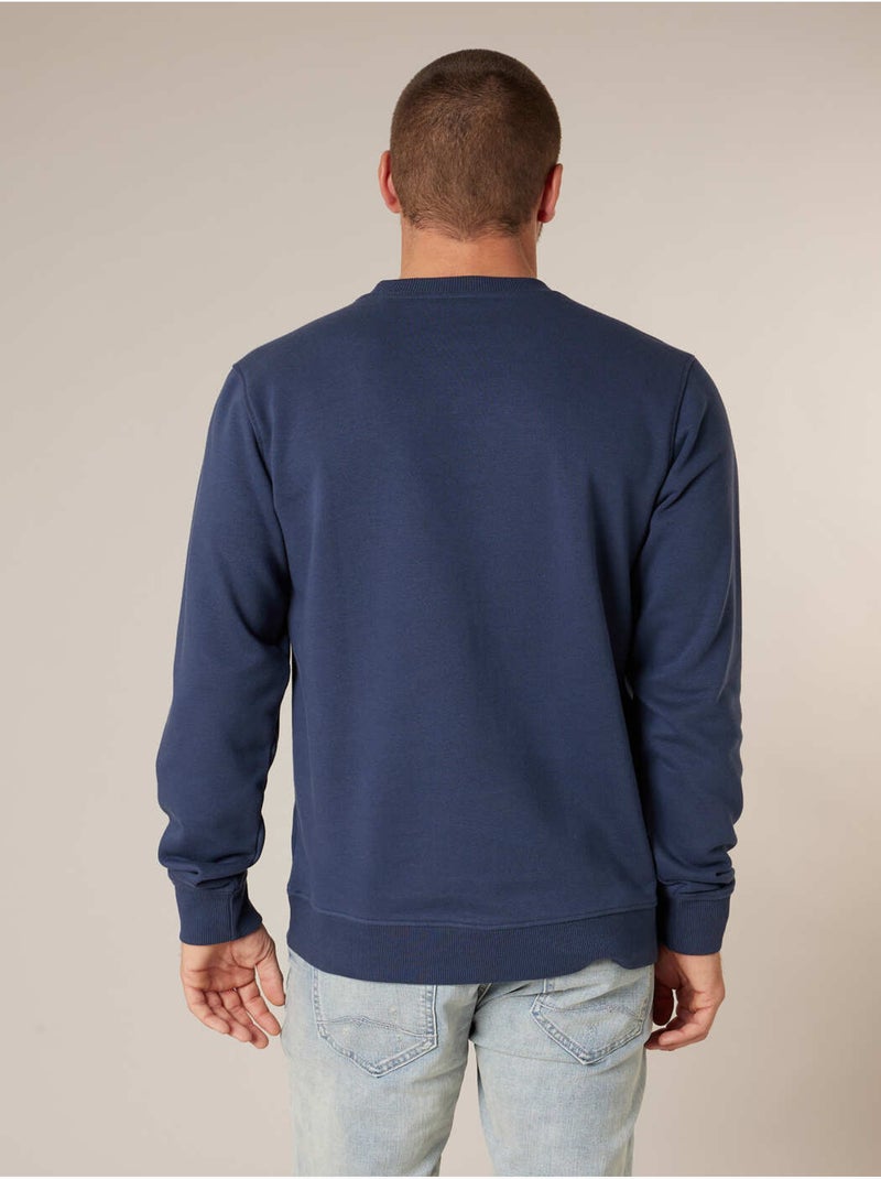Sweat homme en coton doux 'Deeluxe' Bleu foncé - Kiabi