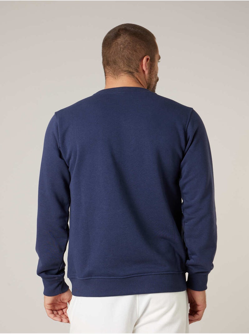 Sweat homme en coton doux 'Deeluxe' Bleu marine - Kiabi