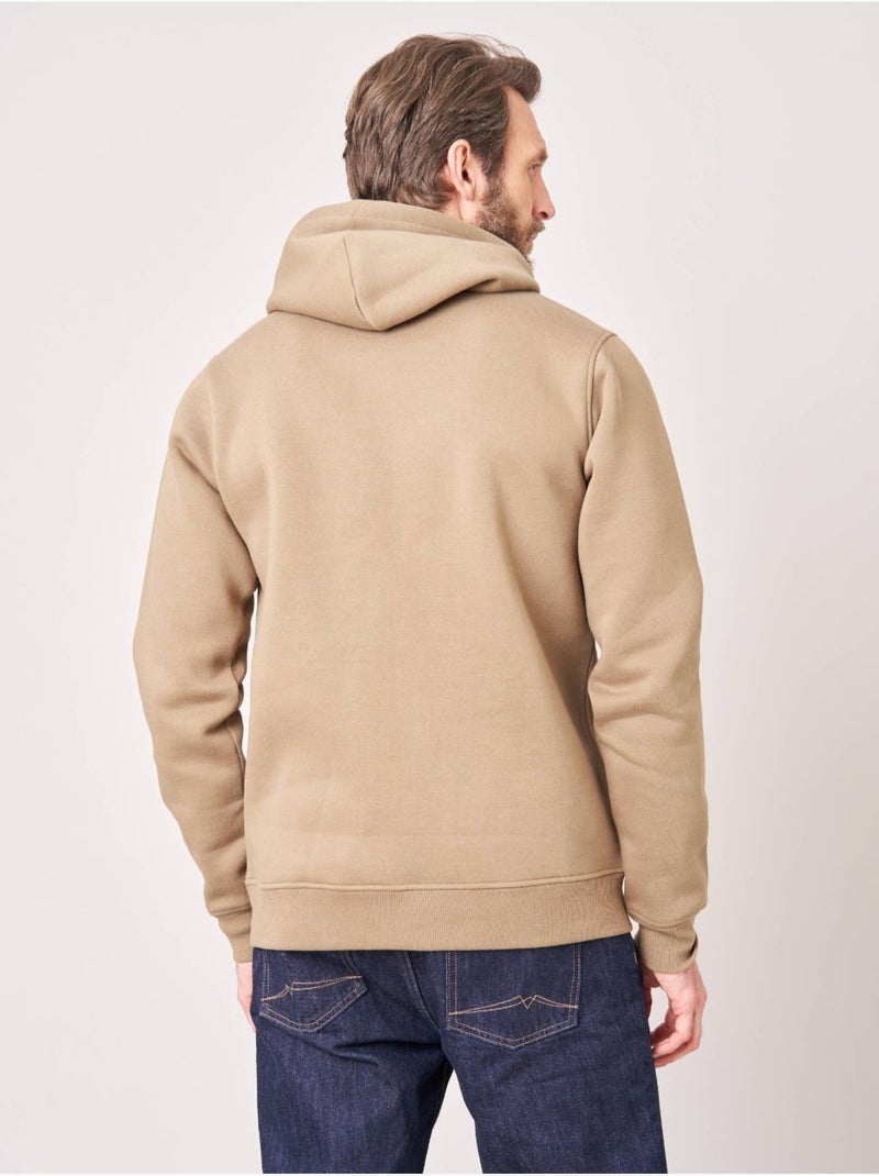 Sweat homme en coton mélangé 'Deeluxe' Beige foncé - Kiabi
