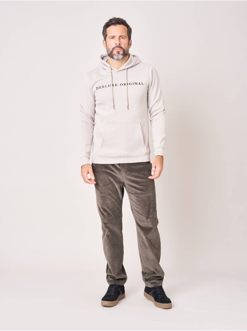 Sweat homme en coton mélangé 'deeluxe' Ecru - Kiabi
