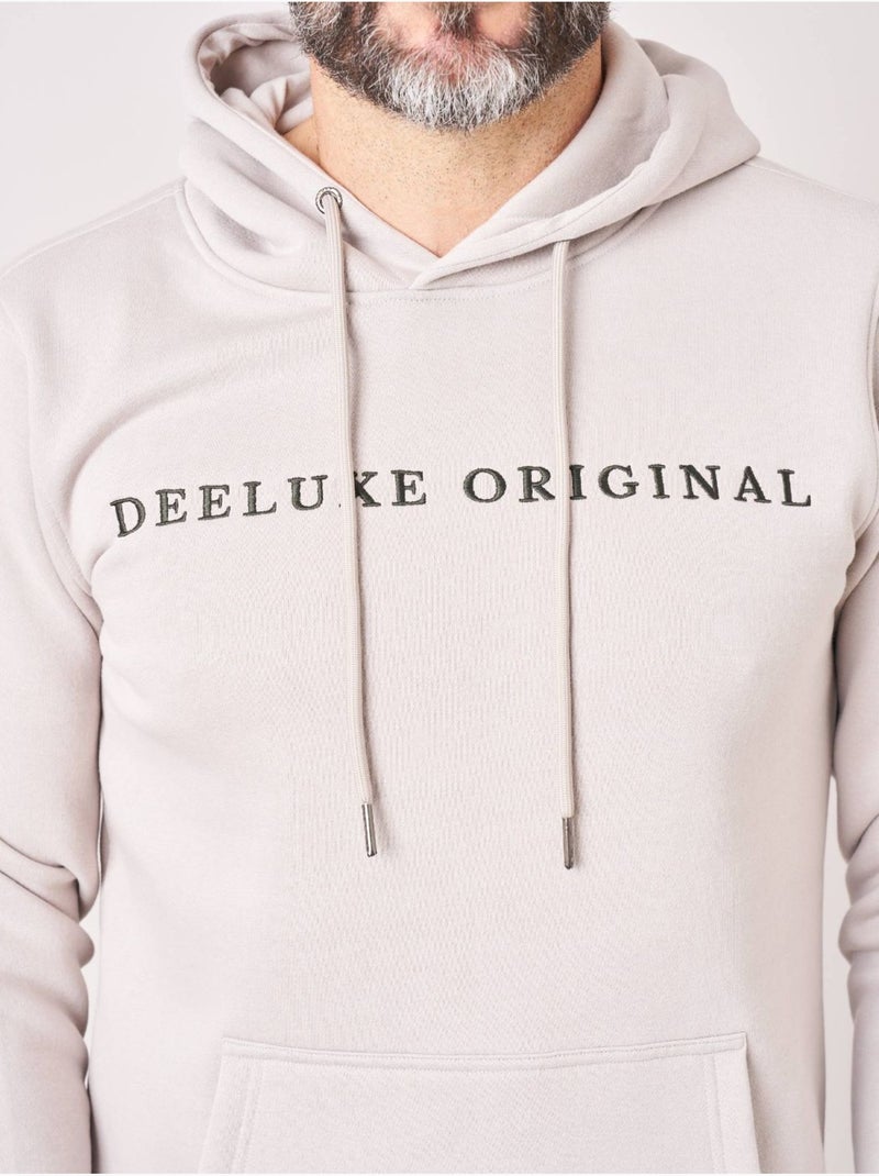 Sweat homme en coton mélangé 'deeluxe' Ecru - Kiabi