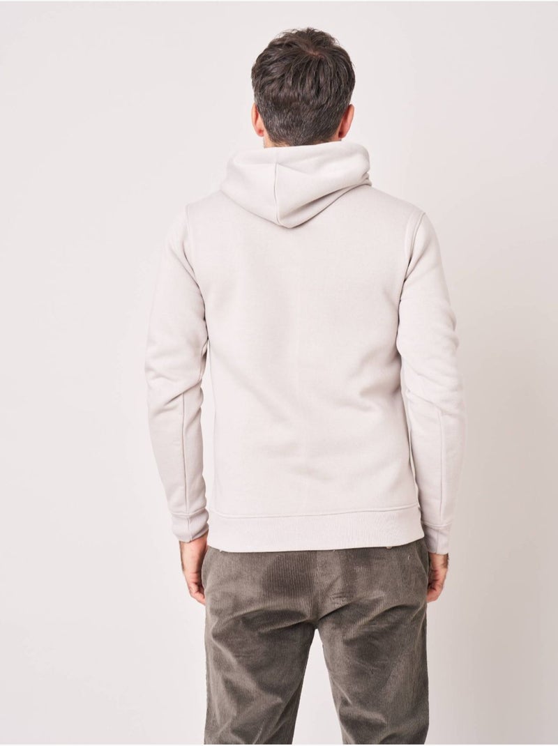 Sweat homme en coton mélangé 'deeluxe' Ecru - Kiabi