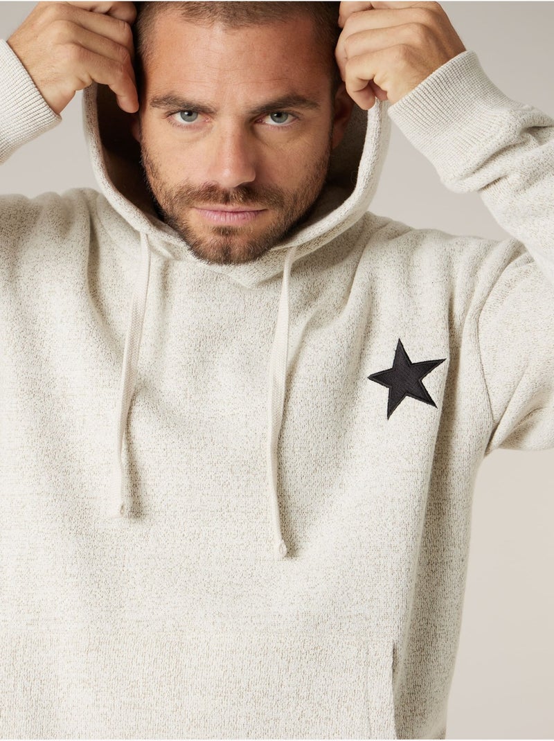 Sweat homme en coton mélangé 'Deeluxe' Ecru - Kiabi