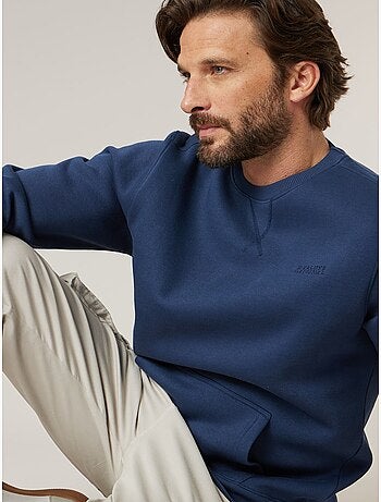 Sweat homme en coton molletonné 'deeluxe'