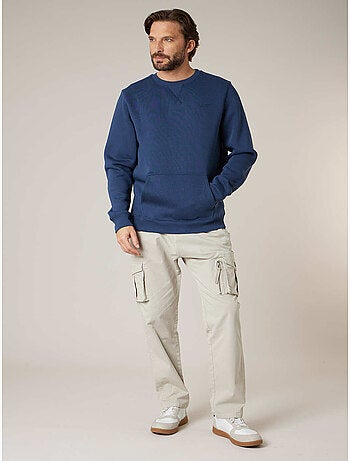 Sweat homme en coton molletonné 'deeluxe'