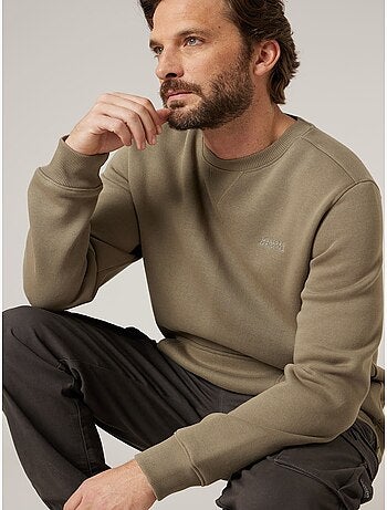 Sweat homme en coton molletonné 'deeluxe'