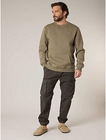 Sweat homme en coton molletonné 'deeluxe'