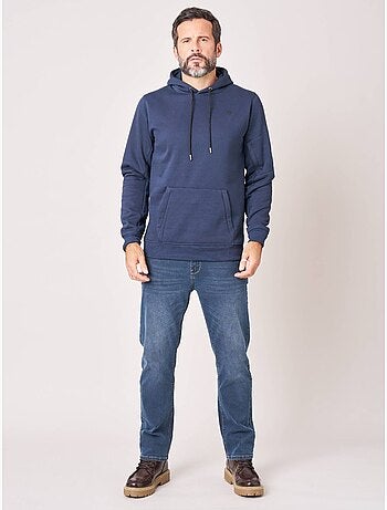 Sweat homme en molleton uni 'Deeluxe'