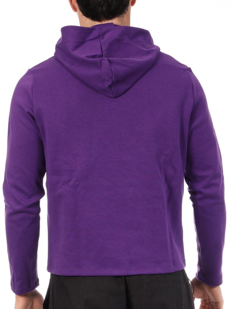 Sweat Homme Le Coq Sportif Hoodys Violet - Kiabi