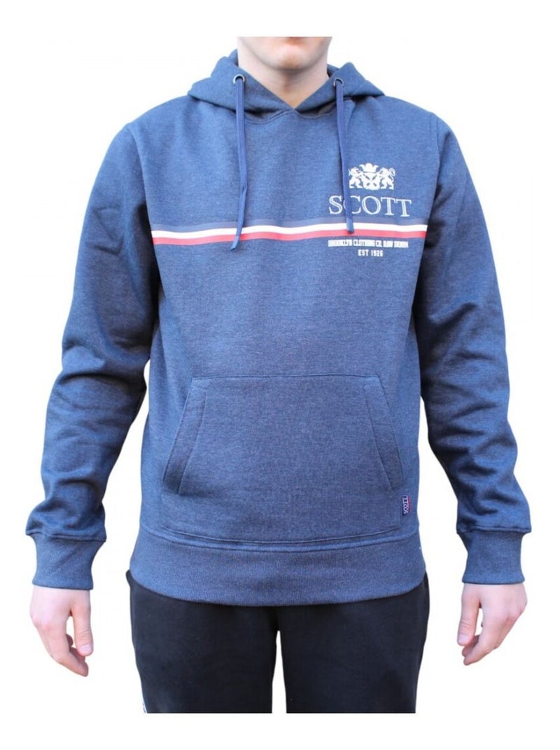 Sweat Homme Scott Bleu - Kiabi