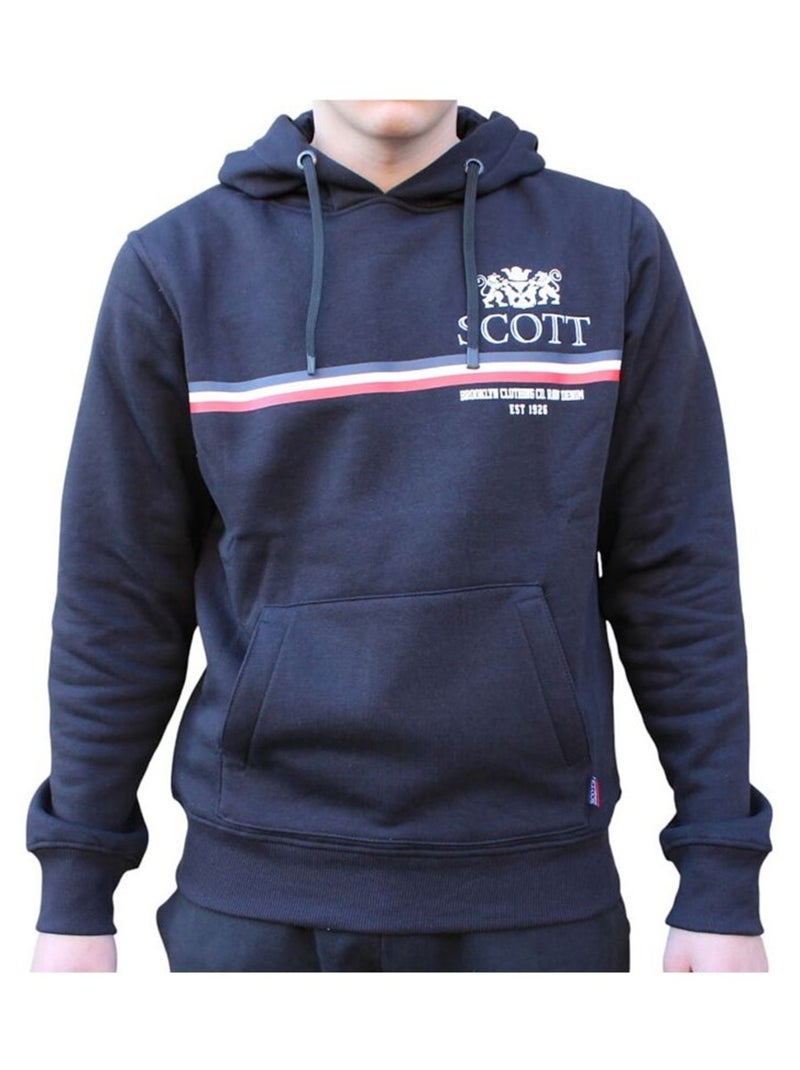 Sweat Homme Scott Bleu marine - Kiabi