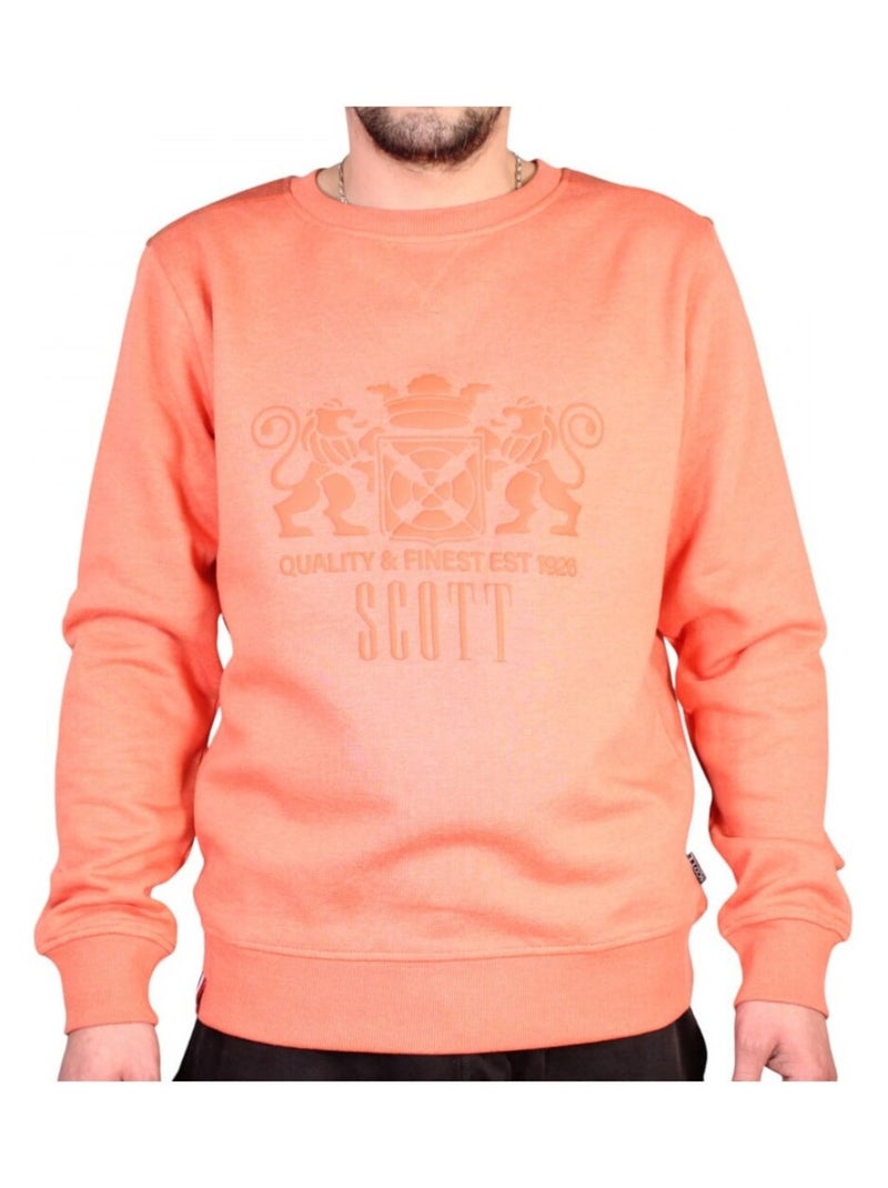 Sweat Homme Scott Orange - Kiabi