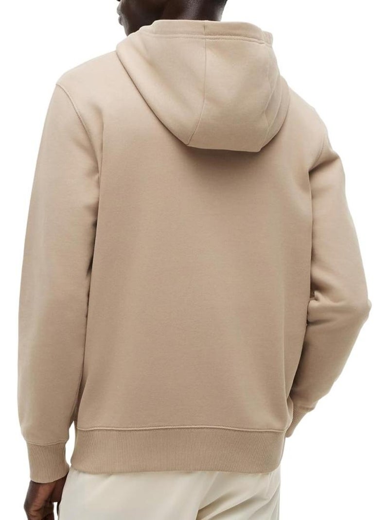Sweat Homme Tommy Hilfiger Essential Terry Marron cappuccino - Kiabi