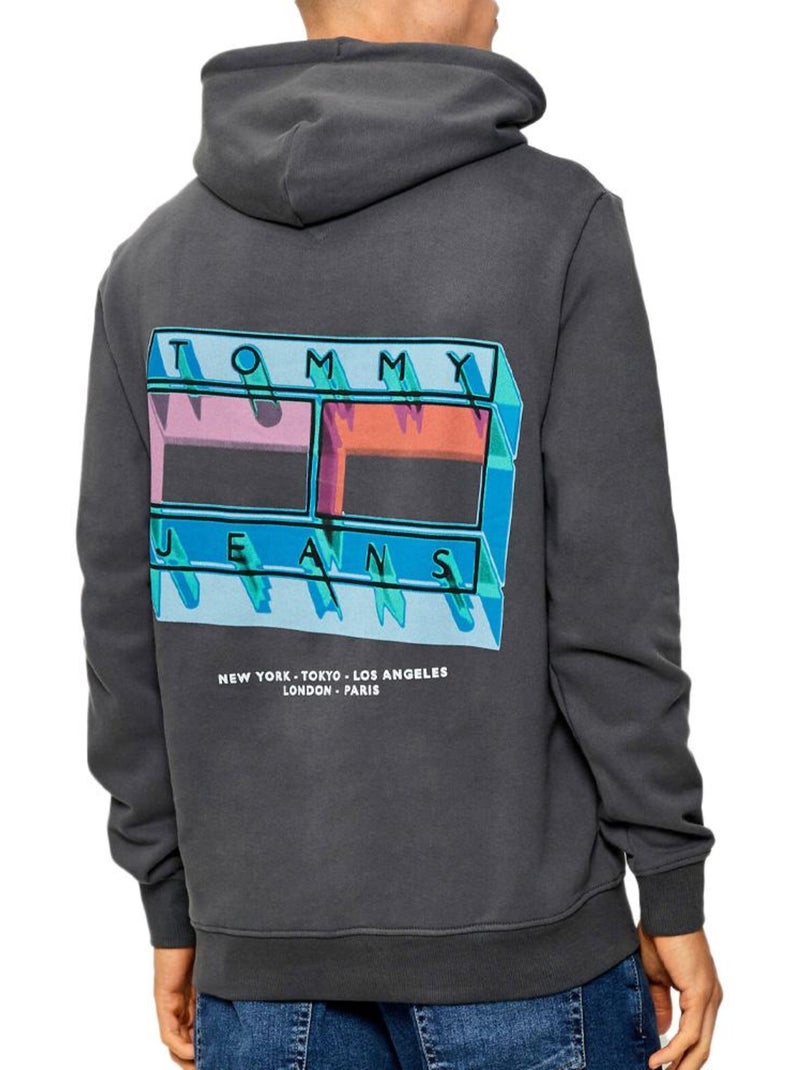 Sweat Homme Tommy Hilfiger Gris Argenté - Kiabi