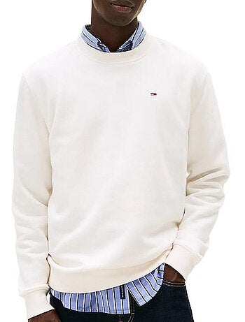 Sweat Clair Homme Tommy Hilfiger Reg Flag Crew