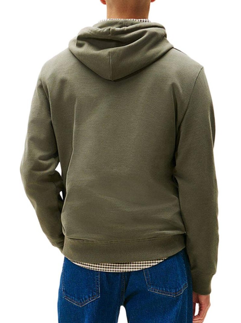 Sweat Homme Tommy Hilfiger Vert kaki clair - Kiabi