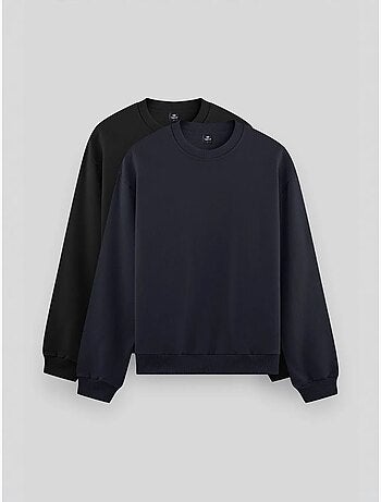 Sweat homme uni à col rond tommy