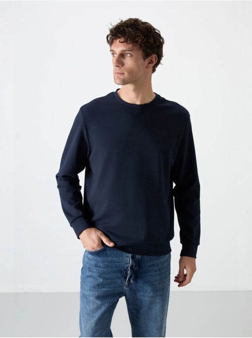 Sweat homme uni à col rond tommy - Kiabi Sweat homme uni à col rond tommy - Kiabi