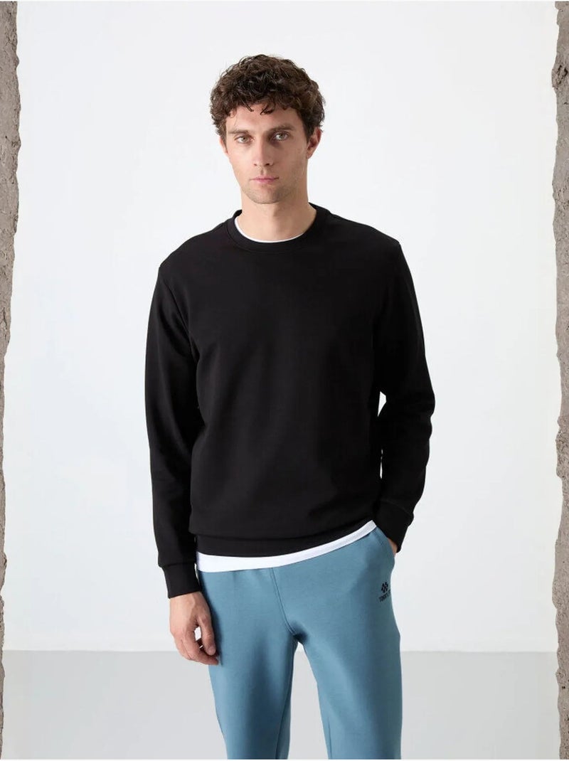 Sweat homme uni à col rond tommy Bleu marine - Kiabi