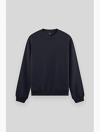 Sweat homme uni à col rond tommy