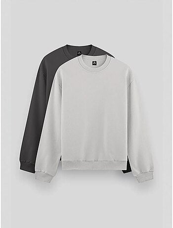 Sweat homme uni à col rond tommy