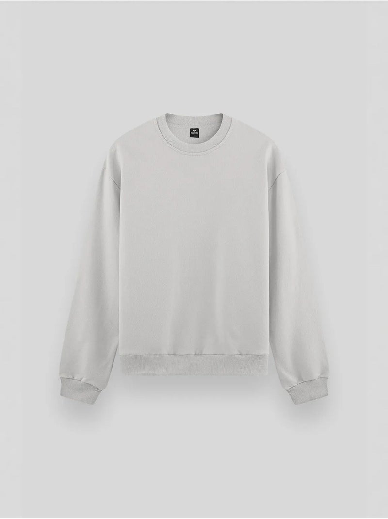 Sweat homme uni à col rond tommy Gris - Kiabi