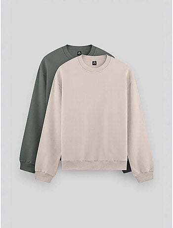 Sweat homme uni à col rond tommy