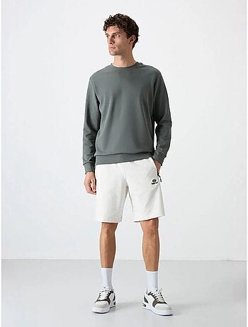 Sweat homme uni à col rond tommy