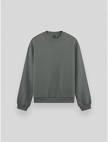 Sweat homme uni à col rond tommy