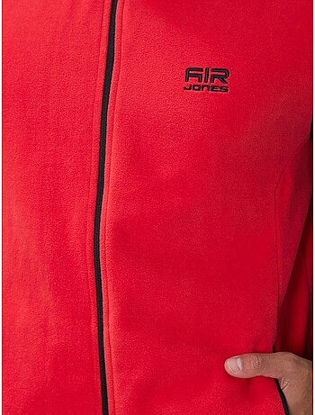 Sweat homme zippé à capuche en peluche tommy