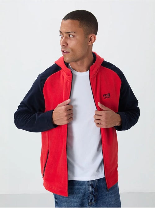 Sweat homme zippé à capuche en peluche tommy - Kiabi Sweat homme zippé à capuche en peluche tommy - Kiabi