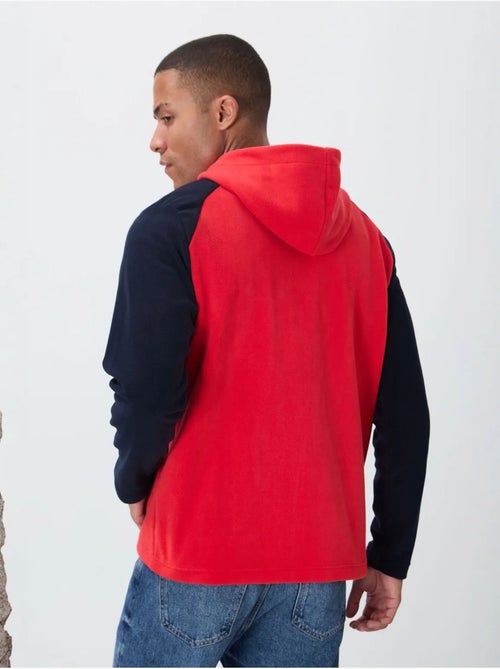 Sweat homme zippé à capuche en peluche tommy - Kiabi Sweat homme zippé à capuche en peluche tommy - Kiabi