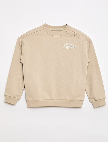 Sweat imprimé - Collection facile à enfiler