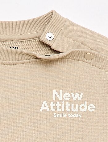 Sweat imprimé - Collection facile à enfiler