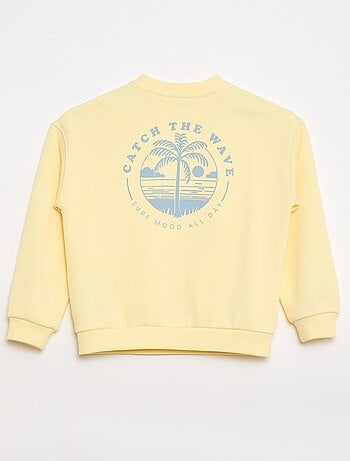 Sweat imprimé - Collection facile à enfiler