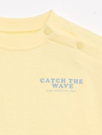 Sweat imprimé - Collection facile à enfiler