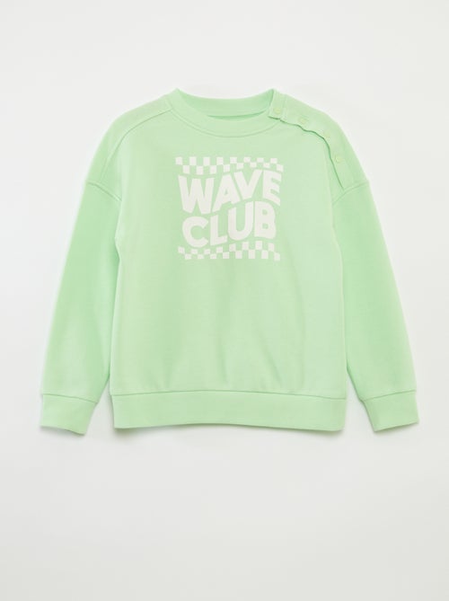 Sweat imprimé - collection facile à enfiler - Kiabi