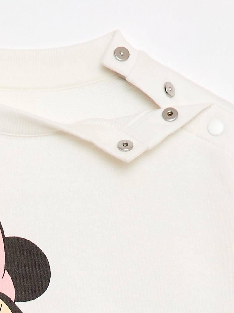 Sweat imprimé - 'Minnie' 'Disney' - Collection facile à enfiler Blanc - Kiabi