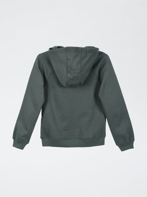 Sweat imprimé à capuche - collection facile à enfiler - Kiabi