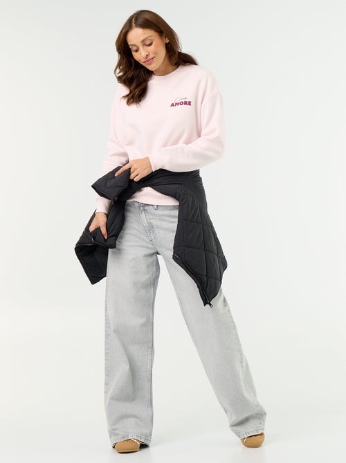 Sweat imprimé à manches longues - Kiabi Sweat imprimé à manches longues - Kiabi