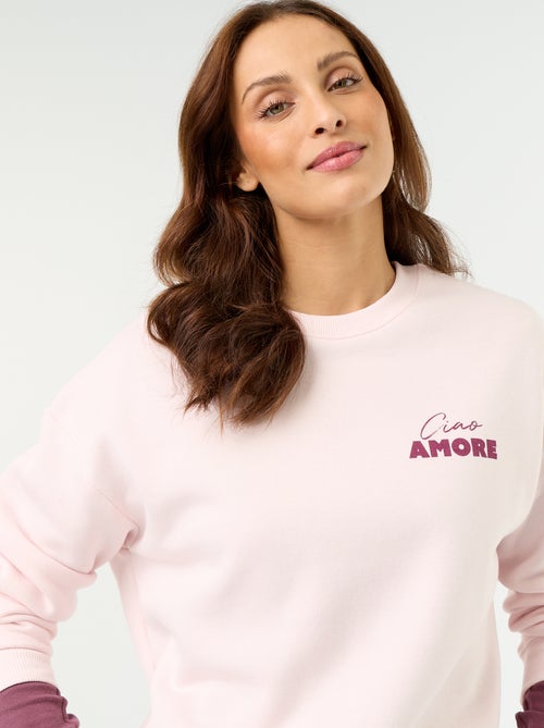 Sweat imprimé à manches longues - Kiabi Sweat imprimé à manches longues - Kiabi